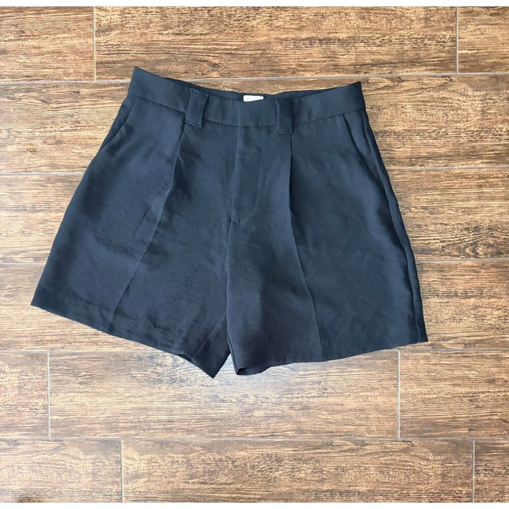 A New Day Black Trouser Shorts - 8